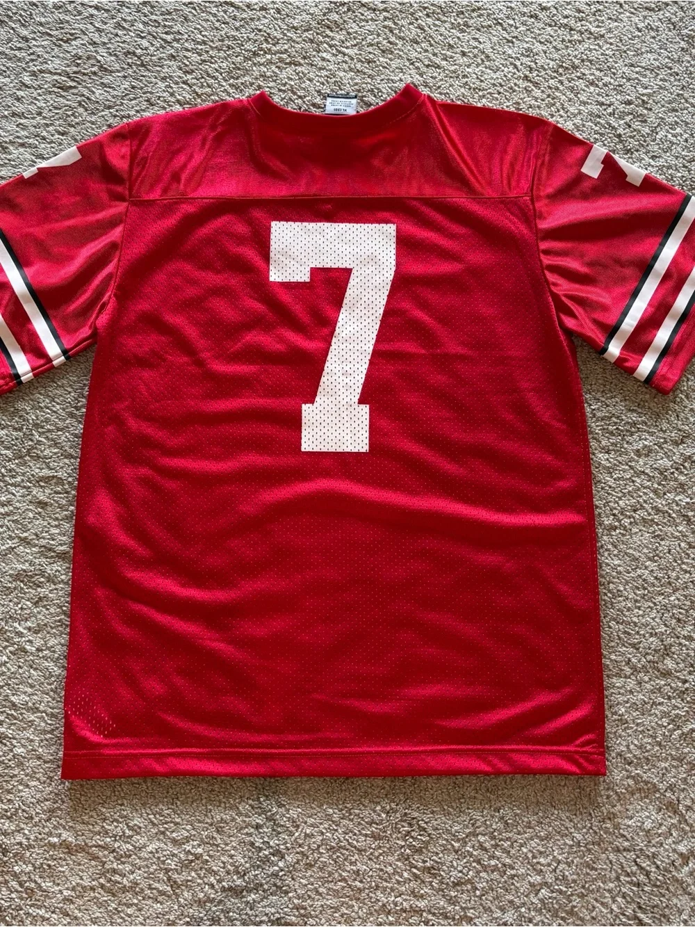 Nike Boy’s Ohio State Jersey with White #7
